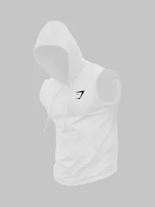 Men's Sleeveless Hooded Gym Tank Top, Breathable Workout Tops, Breathable Athletic Activewear for Bodybuilding & Training, Ideal for Summer Workouts & Fitness Enthusiasts