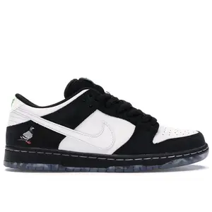 Nike Men's SB Dunk Low Staple Panda Pigeon Skateboarding Shoes, from StockX