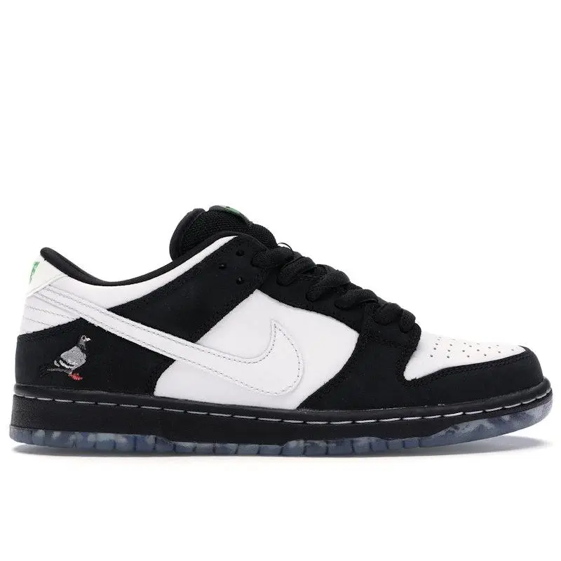 Nike Men's SB Dunk Low Staple Panda Pigeon Skateboarding Shoes, from StockX