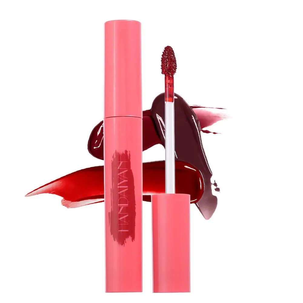 Handaiyan Matte Peel-Off Lip Tint, Long-Lasting Transfer-Proof Lip Lacquer, Glossy Natural Finish, Moisturizing Pigmented Lip Stain, All-Day Wear Lipliner