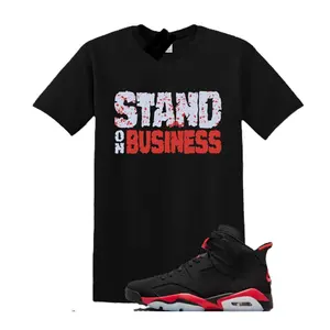 Unisex Tee Matching AJ 6 Infrared Salesman 2026 Sneaker, 6 Infrared Salesman Shirt, 100% Cotton, Classic Fit Casual Short Sleeve Tee