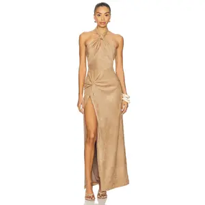 Ronny Kobo Brigita Dress in Tan