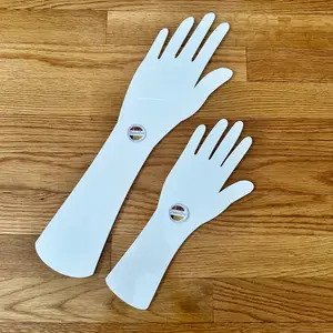 Acrylic Practice Hands for Henna Tattoo - White, Ideal for Henna practice