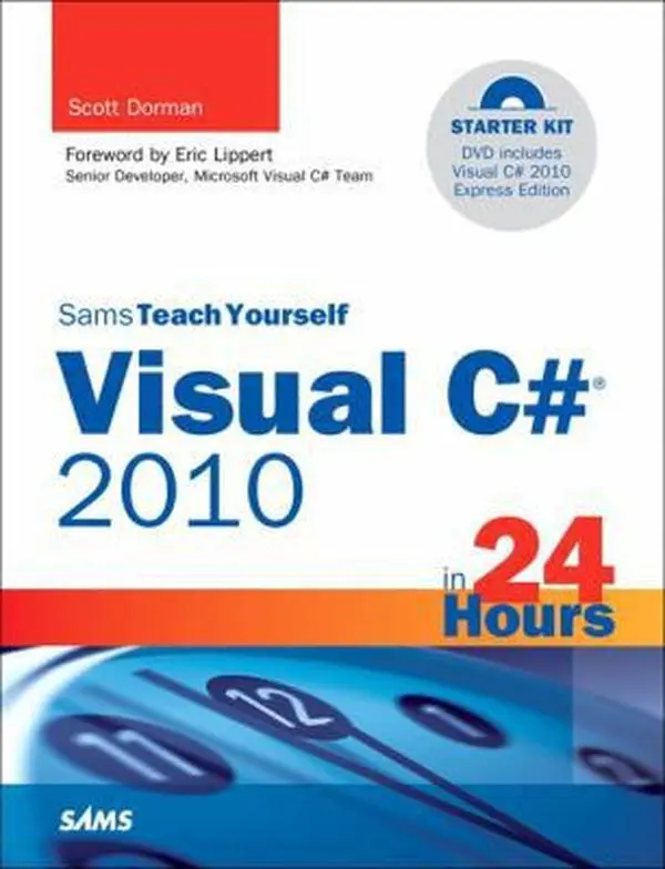 USED Book - Sams Teach Yourself Visual C# 2010 in 24 Hours: Complete Starter Kit (Sams Teach Yourself in 24 Hours) by Scott Dorman (Paperback) - english