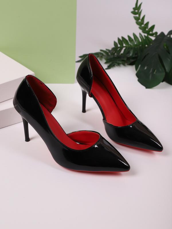 Elegant Women's High Heels, Thick Sole Stiletto Shoes, Perfect for Parties & Office Wear, Stylish Evening & Business Occasions