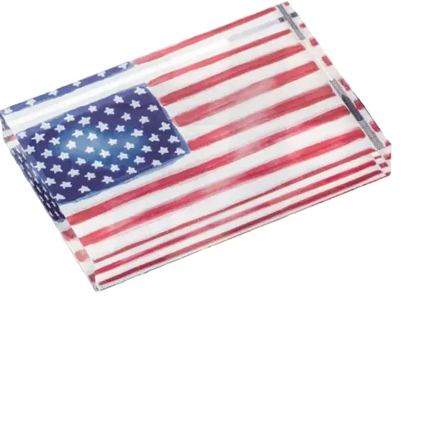 Acrylic USA Flag Block