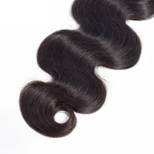 Beaufox Body Wave Human Hair And straight human hair Extensions Unprocessed Can Buy 1/3/4 Bundles Nature Color Weave Free Shipping