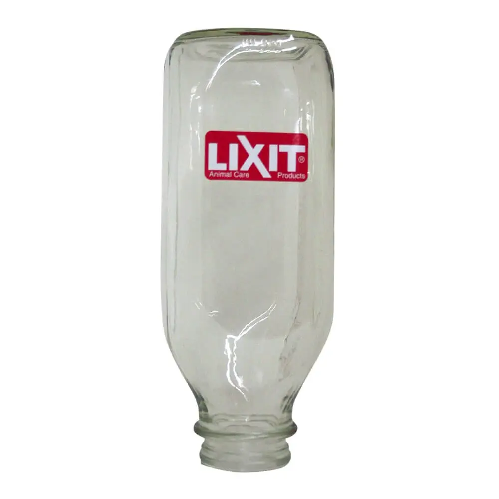 Lixit Replacement Glass Water Bottle – For Rabbits, Guinea Pigs & Small Animals