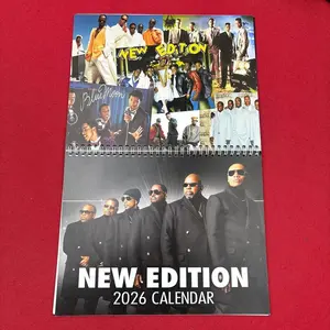 The New Edition Way Tour 2026 Calendar, Fan Made New Edition Graphic T-Shirt, NE Concert Merch, NE 4 LIFE Tour Shirt, Retro R&B Concert Decor, Gift For Man and Women 2026 Calendar, New Year 2026 Wall Calendar