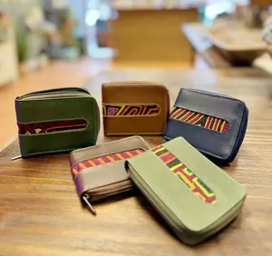 Genuine One of a Kind Zippered Leather Wallet I Unisex Wallets I Handmade in Colombia