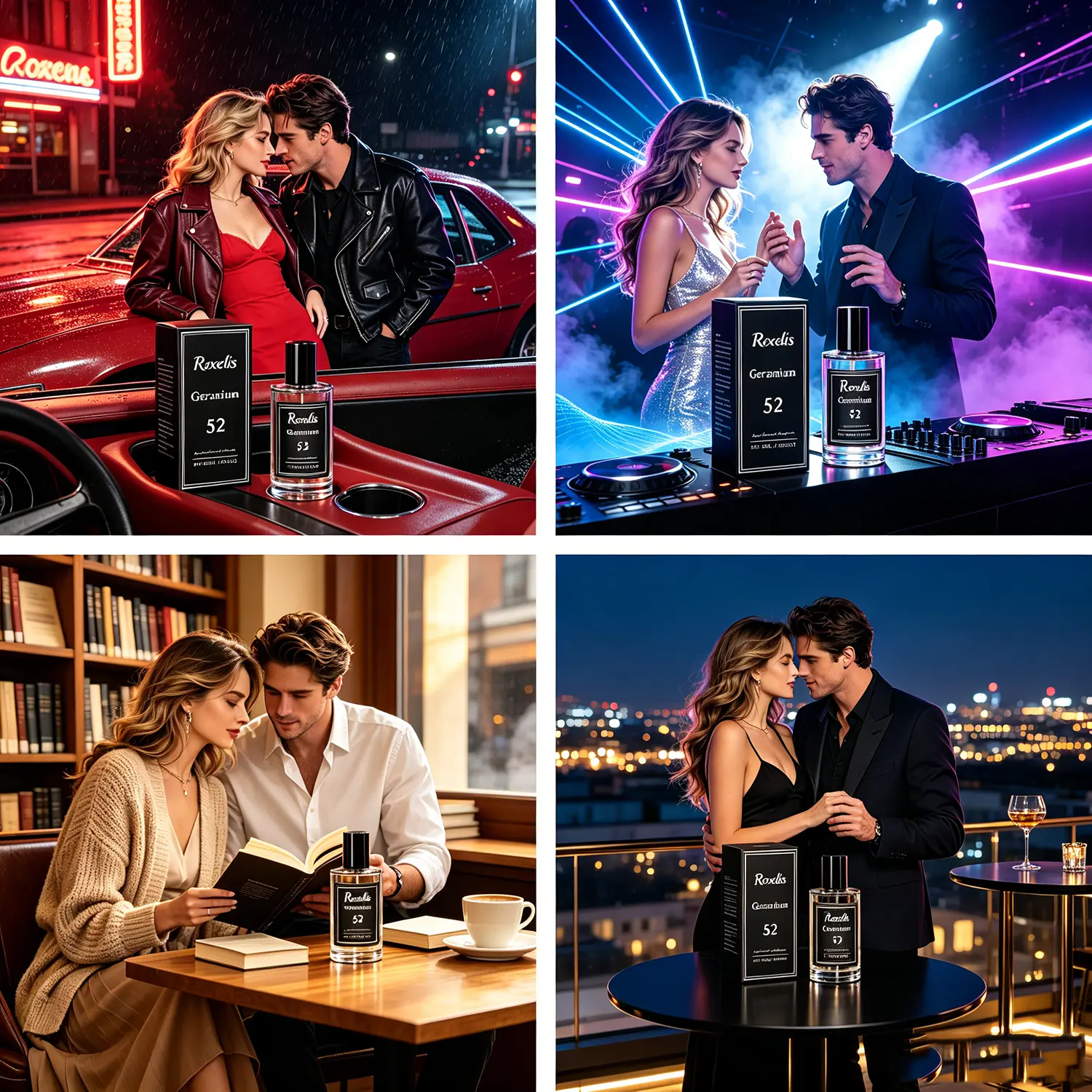 Women's Geranium Pheromone Perfume, Infused with Exclusive Pheromone Attraction Formula, Extra Long Lasting All-Day Wear, Elegant Geranium Fruity Floral Woody Musk Scent, Specially Designed for Her, Make Him Irresistibly Addicted to You, \50ml\1.69oz
