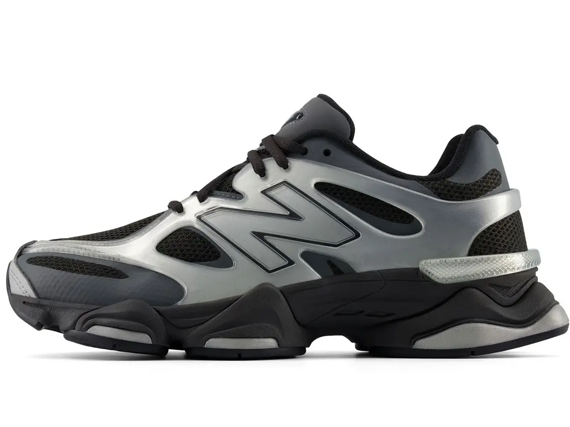 New Balance 9060 X Silver Metallic Black Cement U9060ISA Men's Fashion Sneaker New