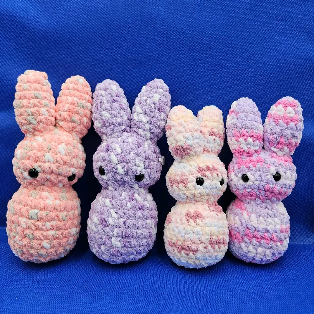 Handmade Crochet Bunny Peep Plush