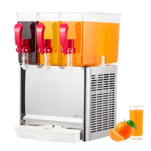 7.9 gallon/30 liter commercial beverage dispenser, 10LX3 cans stainless steel juice dispenser, cold drink dispenser, juice beverage machine with thermostat controller, suitable for restaurant, juice store, bar homepage