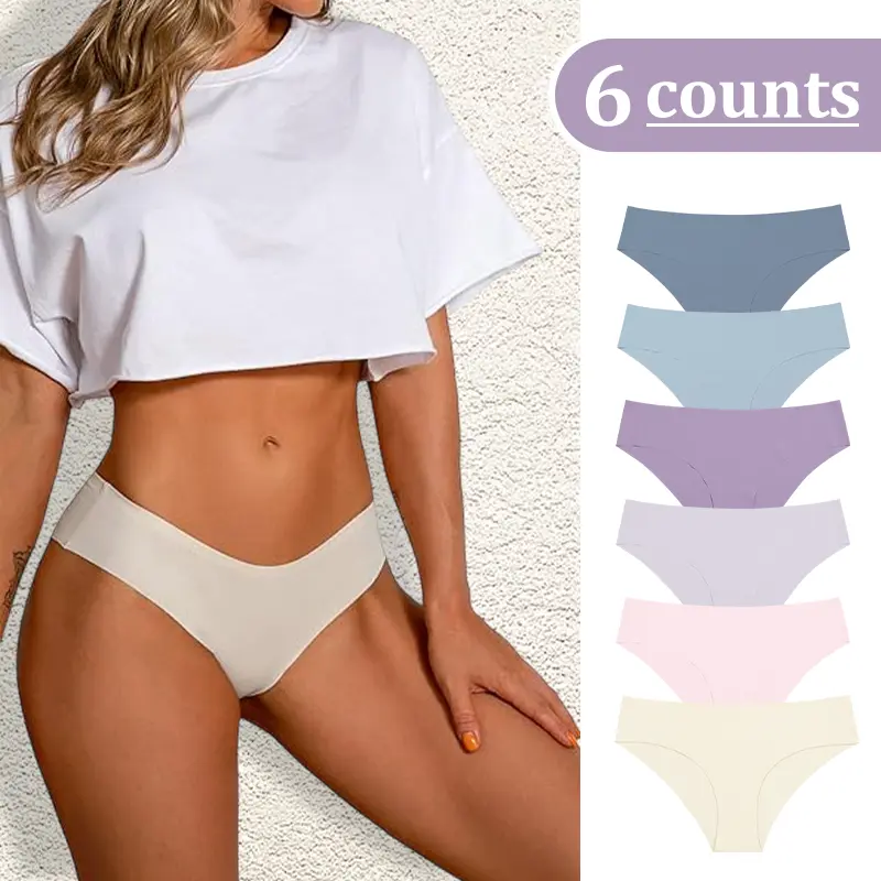 Seamless Thongs for Women Invisible Toe Thong No Show Camel Proof Underwear Thong Panty Liners Workout G-Strings--P0016