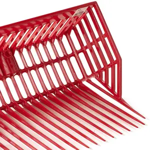 Little Giant DuraPitch Polycarbonate Pitch Fork Head with Basket Design, Red