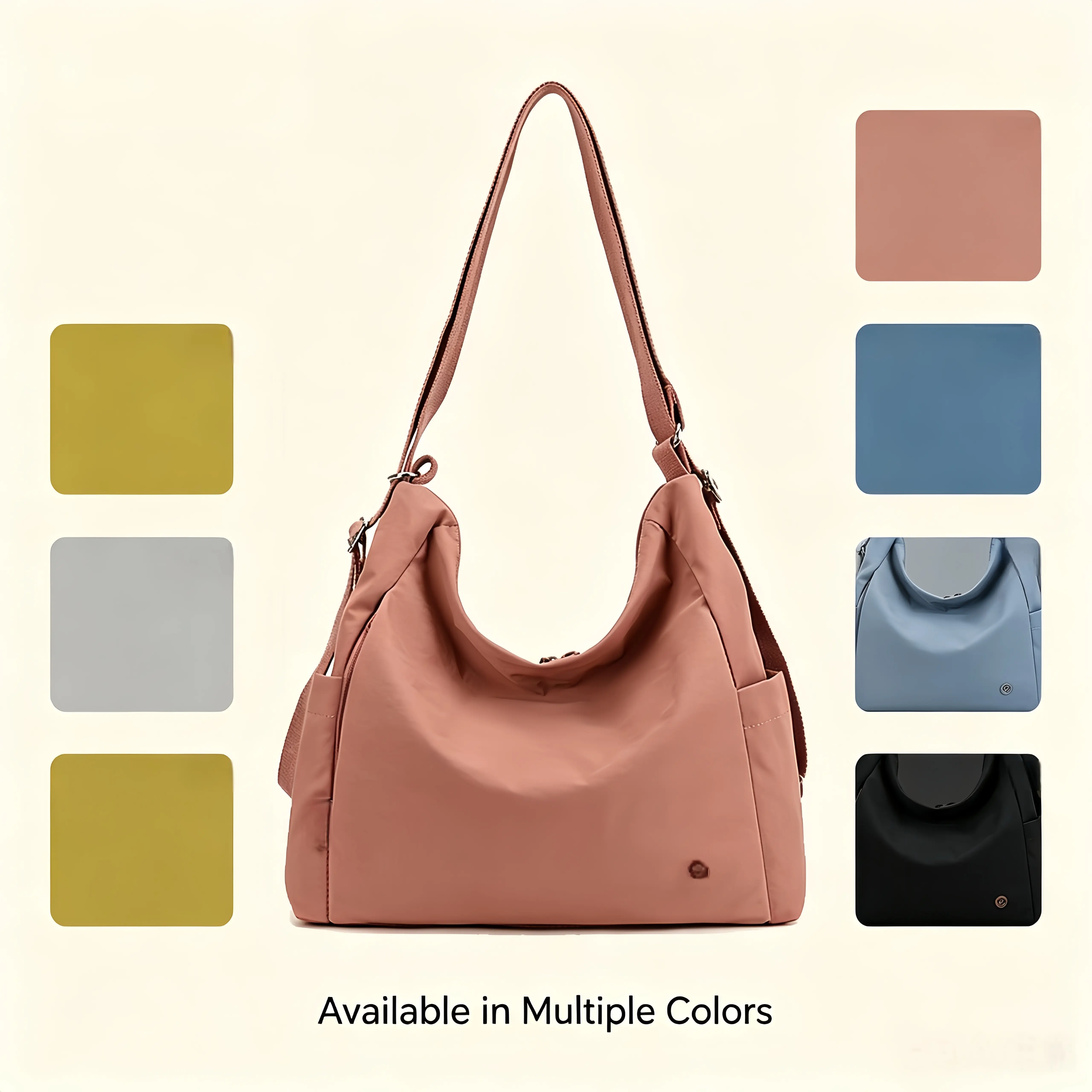 2026 New Women's Big Capacity Tote Bag - Multi-Way Wear All-Match Style Durable Oxford Cloth Handbag for Everyday Use