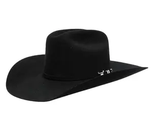 Resistol USTRC Black 6X Cowboy Western Hat RFUSTR-7242