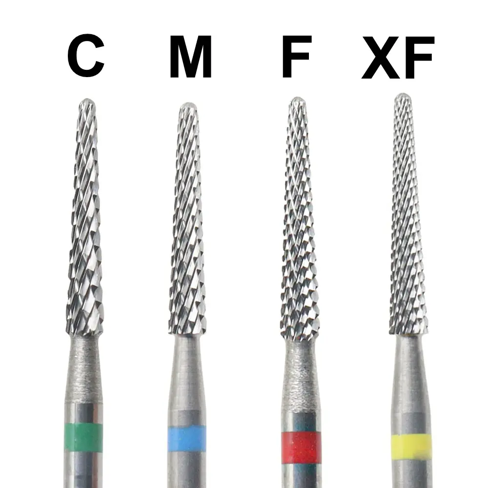Hot New Nail Drill Bits, Pedicure Carbide Milling Cutter, 2.35mm Tungsten Steel, for Almost All Drill Machines, Nail Files & Manicure Tools, Nail Art Manicure