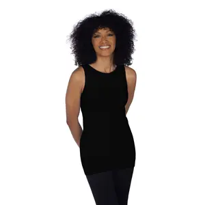 Jewel Neck Ribbed Tank Top