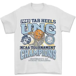 Vintage Carolina Blue Basketball Champs T-Shirt, Sweatshirt, Hoodie Retro College Basketball Graphic Tee Classic Tournament Winner Fan Shirt Unisex Streetwear Gift for Basketball Lovers T4K