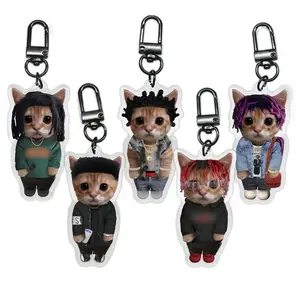 2016 Freshmen Rapper Kitty Keychains 2.5 inch Size