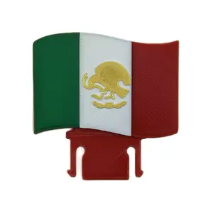 Mexico Flag hard hat clip - High-Quality PLA, Versatile Design for Full Brim, Cap Style, and Bump Caps, Easy to Install