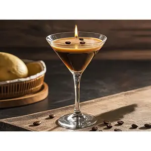 Handmade Espresso Martini Candle - Unique Scented Freshener for Home Decor & Ornaments - 24 Months with 1 Year Warranty - Decoration, Aroma Perfume