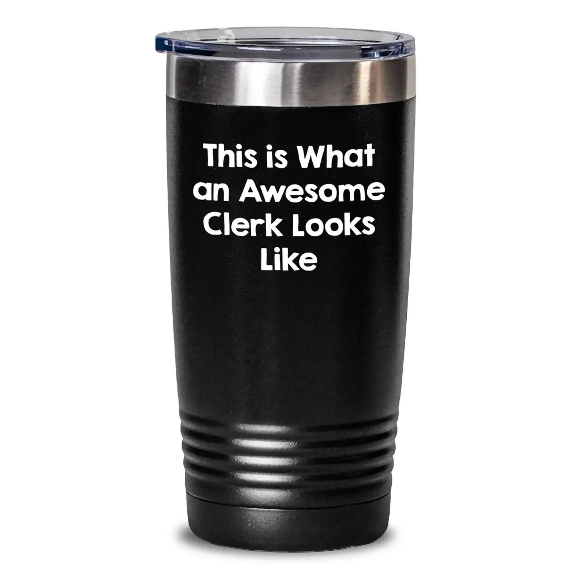 Clerk Gifts from Friends, Funny Clerk Tumbler Quote, Christmas Unique Gifts for Clerk Men
