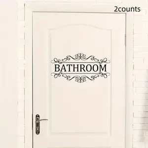 Artistic Wall Stickers Set of 2, Decorative Wall Sticker, Motivational PVC Adhesive Decals, Ideal for Bathroom, Mirror & Home Decor, Wall Decoration Stickers
