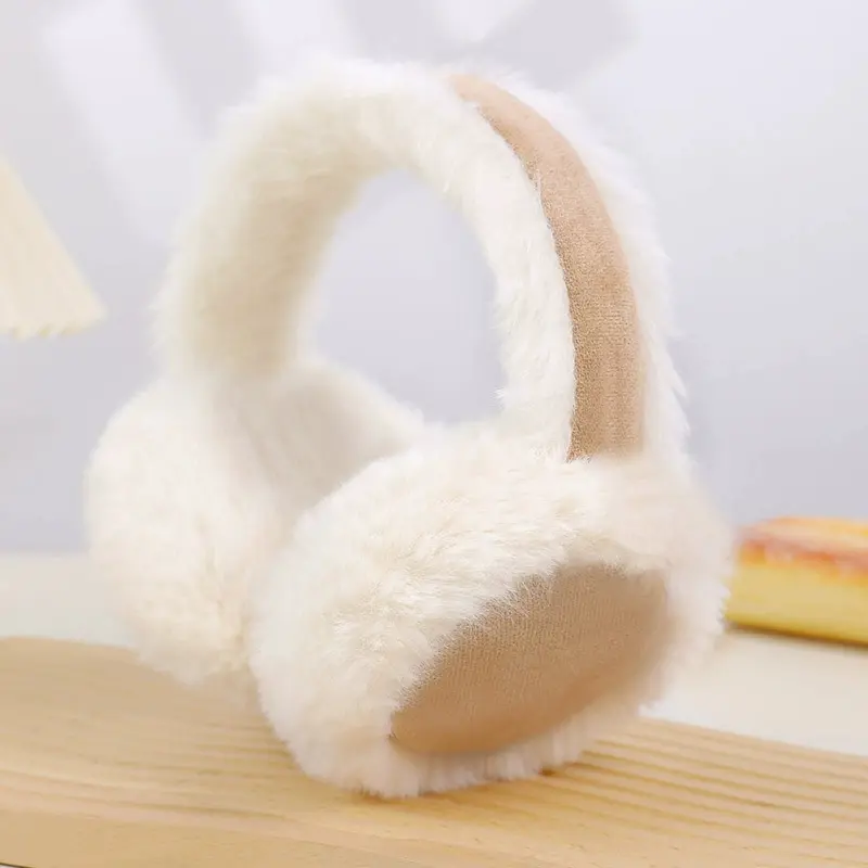 3P EXPERTS 3PX-EARMUFFS-BRW Foldable Suede Winter Earmuffs, Brown