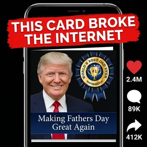 Funny Talking Pop Up Fathers Day Card with Lights & Sound, Plays Heartfelt 'I Love You Dad' Voice Message, 3D Pop-Up Scene with #1 Dad Trophy, Funny Novelty Father's Day Card from Son, Daughter, or Wife