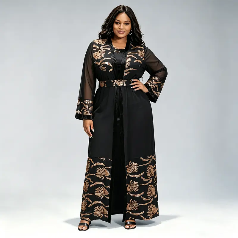 dress color test blue and gold Polynesia Dashiki Off Shoulder Maxi Dress Polynesia and Africa Traditi main image 1