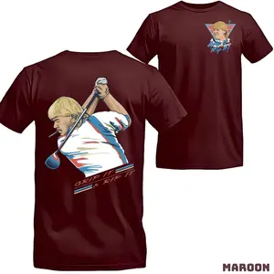 Funny Golf Shirt Grip It & Rip It Retro Golfer Graphic Tee, Vintage Golf Humor T-Shirt, Patriotic Style Golf Outfit, Back Print Golf Lover Gift, Unisex Casual Streetwear Tee