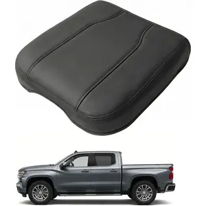 Center Console Armrest Cover Compatible with Chevy Silverado & GMC Sierra 2019-2026, Yukon & Tahoe & Suburban 2021-2026, for Console Bucket Seat Only, Middle Console Cover, Anti-Scratch