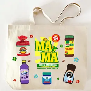 Spanish Jumbo 12 oz Tote bag back