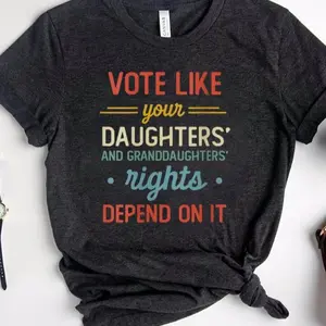 Vote Like Ruth Sent You T-Shirt, Election 2024 Shirt, Vote Shirt, RBG Shirt, Feminist Gift Shirt, Vote Like Daughters Rights Depend On It Shirt