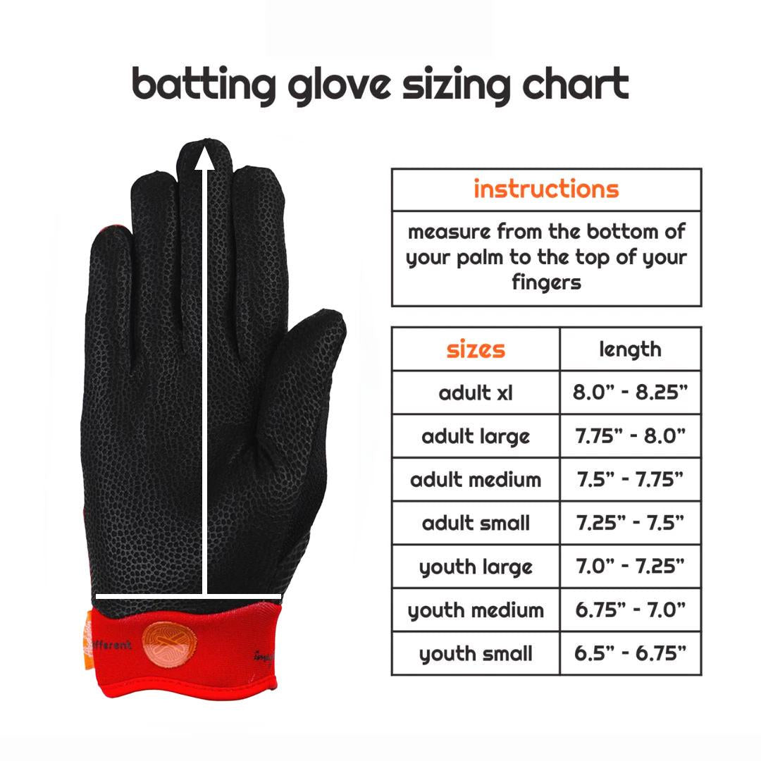 cherry blackout ice cream batting gloves