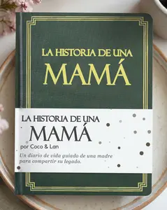 Diario Guiado Personalizado Mamá - Comparte Tu Historia Conmigo (Tapa Dura)