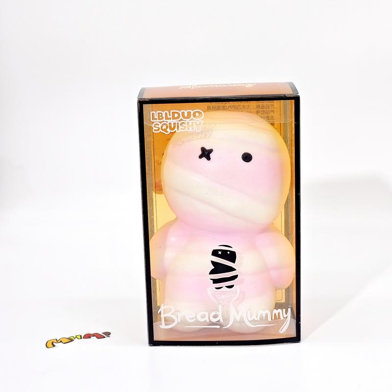 MHM Squishy Wind-Bread Buddy Stress Relief Toy - Sticky, Moist, Soft, Slow-Bouncing Foods Sensory Tool for Tactile Relaxation 9.65x6.89x4.13in