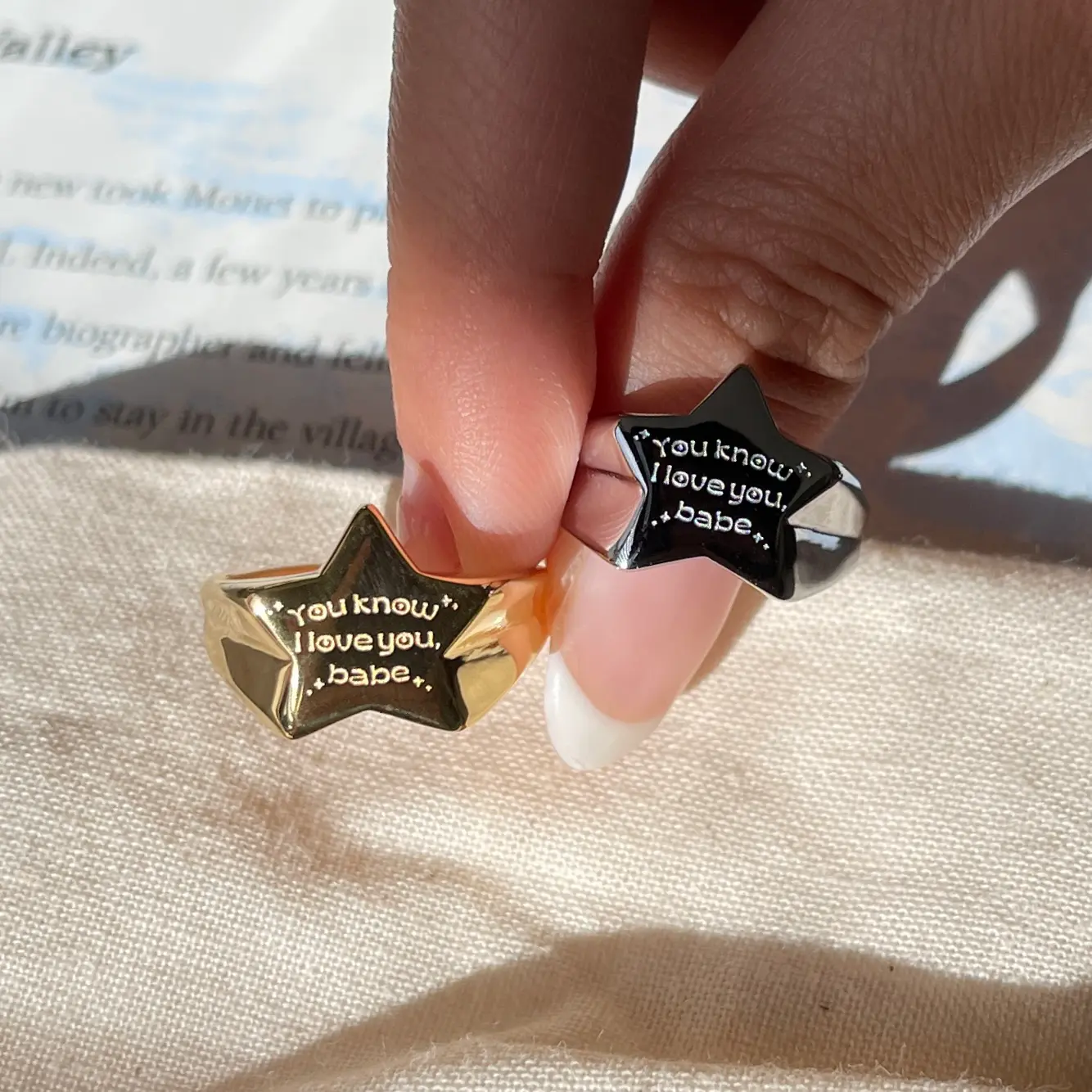 Star Love Ring unique ring Star Love Ring unique ring