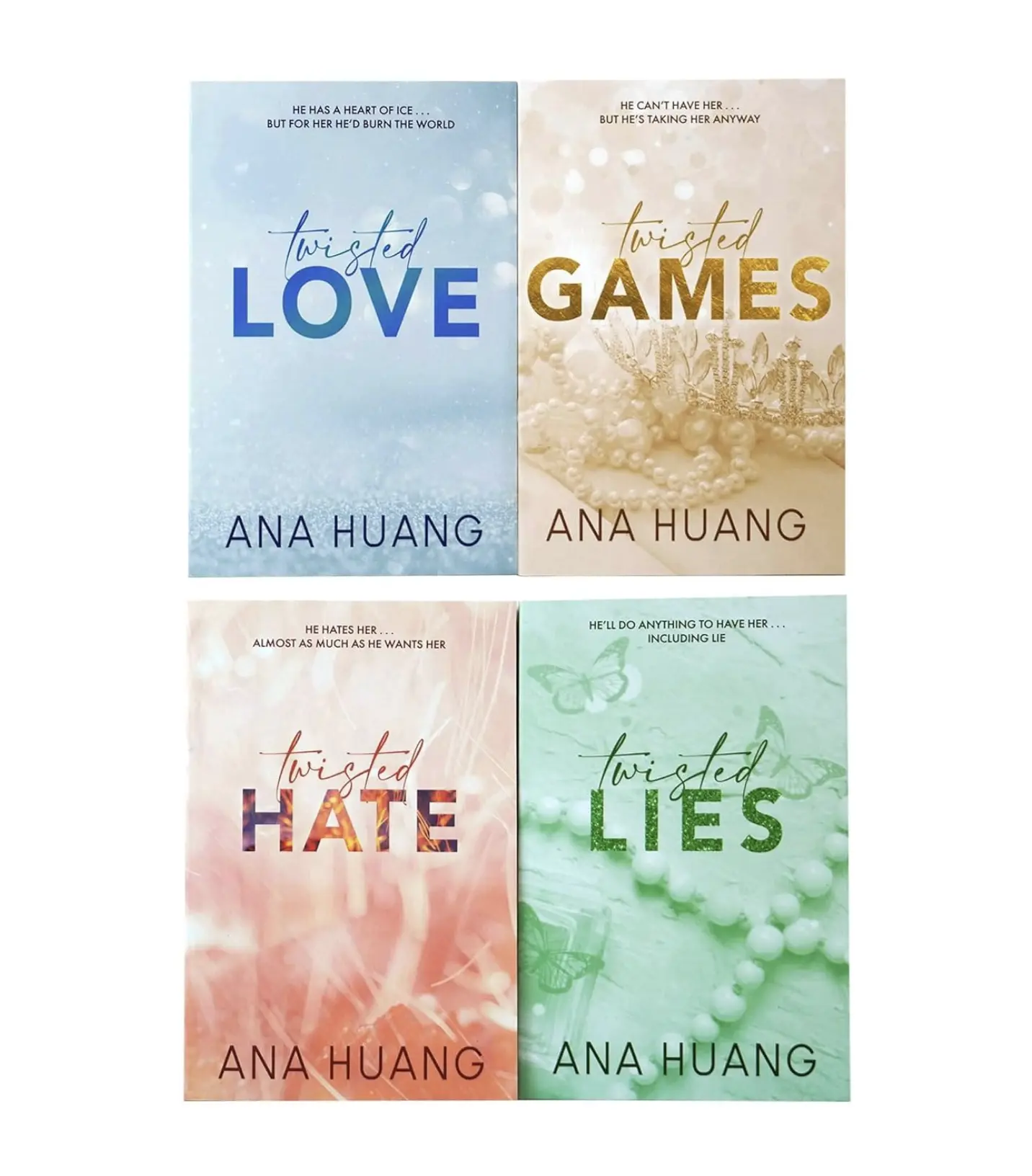 Twisted Series by Ana Huang, Select Your Book, Individual Paperback, Contemporary Romance, New Adult Fiction, BookTok Favorite