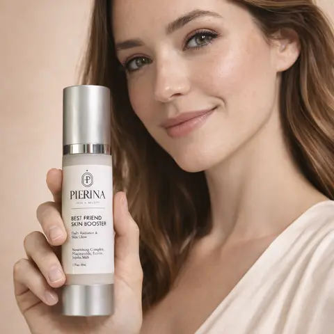 BEST FRIEND Milky Lightweight Niacinamide Face Booster Serum - Jojoba Oil-Infused, Soothing, Hydrating Formula for Sensitive Dehydrated Skin, Redness Relief, Barrier Repair, Deep Hydration, Dewy Skin Serums & Essences Solutions