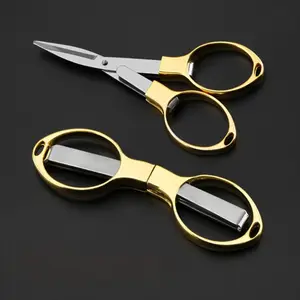 2 pcs Folding Scissors Portable and waterproof Travel-friendly Office & Thread Cutting A variety of color options Meet your daily needs