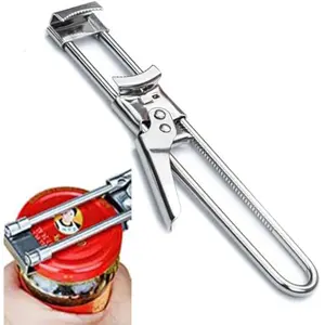Master Jar & Bottle Opener, Adjustable Multifunctional Stainless Steel Can Opener Jar Lid Gripper, Manual,Kitchen Accessories