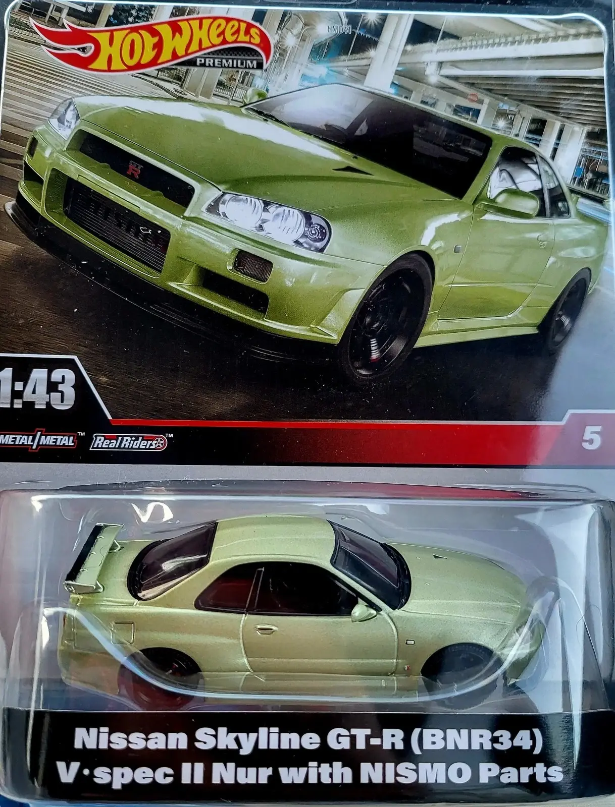 Hot Wheels Nissan Skyline GT-R (BNR34) V-Spec II Nur