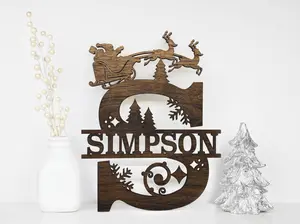 Christmas Letter Monogram