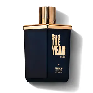 French Factor Man Of The Year Mystére | Key Notes: Nutmeg, Green Apple, Saffron, Tonka, Rose, Osmanthus, Patchouli, Vanilla | Long Lasting Perfume for Men | 3.3 Fl.oz