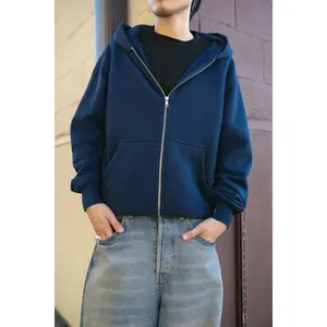 Garment Dye Zip Up Fleece