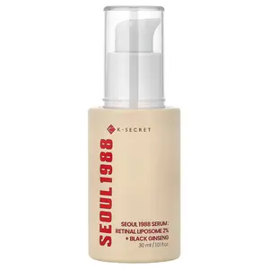 K-Secret Seoul 1988 Serum, Retinal Liposome 2% + Black Ginseng, 1.01 fl oz (30 ml)
